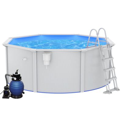 vidaXL Pool med sandfilterpump 360x120 cm