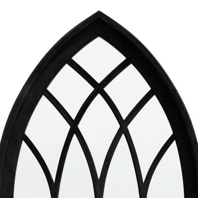vidaXL Spegel svart 70x30 cm järn för inomhusbruk