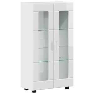 vidaXL Sideboard FLORIN 55,5 x 29 x 100 cm H&ouml;gblanka vita