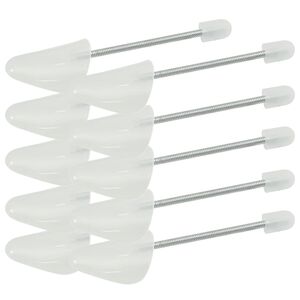 vidaXL Skoblock 5 par vit EU 35-38 plast