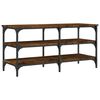 vidaXL Skob&auml;nk r&ouml;kf&auml;rgad ek 100x38,5x49 cm konstruerat tr&auml;