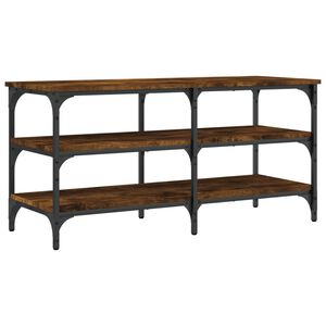 vidaXL Skob&auml;nk r&ouml;kf&auml;rgad ek 100x38,5x49 cm konstruerat tr&auml;