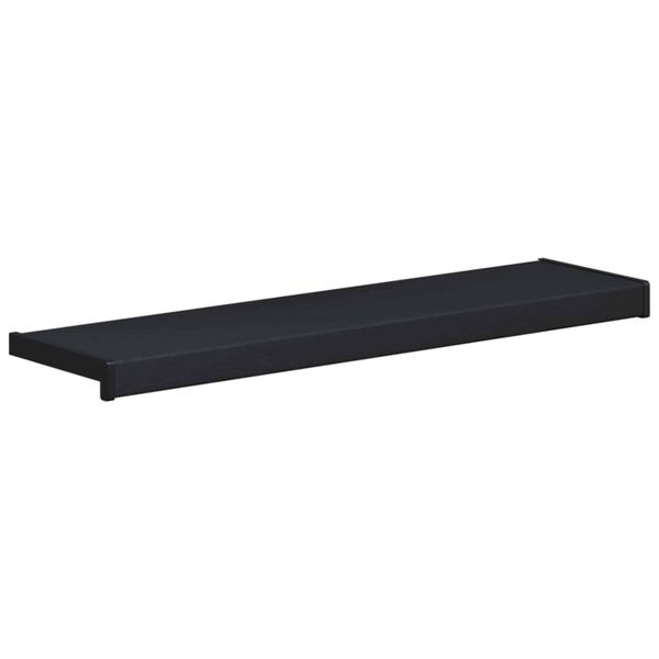 vidaXL F&ouml;nsterbr&auml;da Antracit med tr&auml;korn 100 x 25 x 4,5 cm PVC