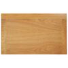 vidaXL Sidobord 50x32x75 cm massiv ek