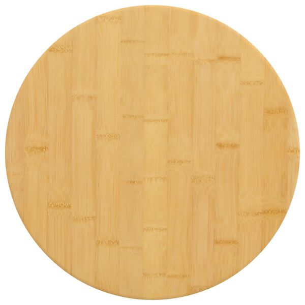 vidaXL Bordsskiva &Oslash;30x1,5 cm bambu