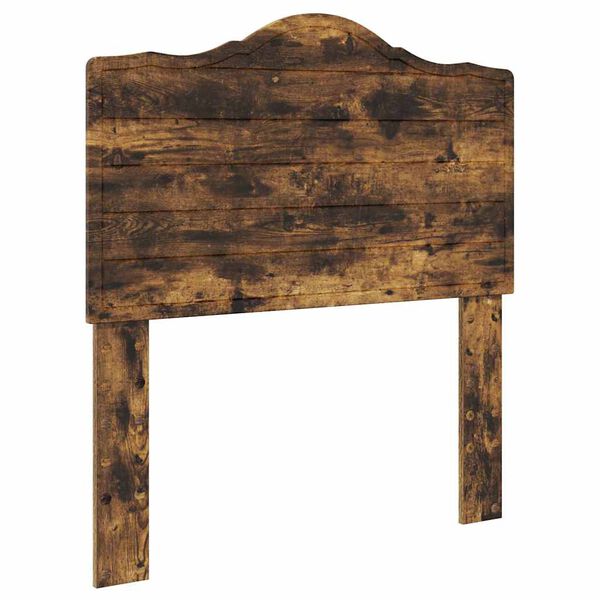 vidaXL Huvudgavel med huvudgavel Rökt ek 75 cm Konstruerat trä