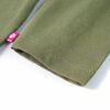 T-shirt med l&aring;nga &auml;rmar f&ouml;r barn khaki 104