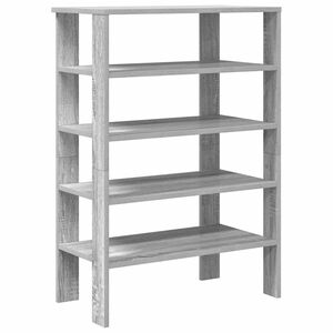 vidaXL Skohylla gr&aring; sonoma 61x32x87,5 cm konstruerat tr&auml;
