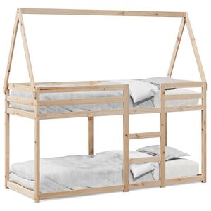 vidaXL V&aring;ningss&auml;ng med tak 80x200 cm massiv furu