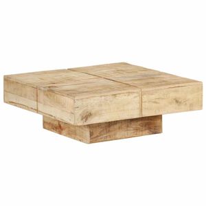 vidaXL Soffbord 80x80x28 cm massivt mangotr&auml;