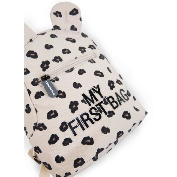 CHILDHOME Barnryggs&auml;ck My First Bag canvas leopard