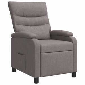 vidaXL Recliner Taupe Tyg