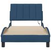 vidaXL Bed Frame without Mattress "Hanko" Blue 90x190cm Fabric