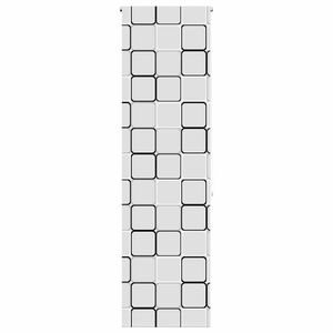 vidaXL Rullgardin f&ouml;r dusch 60x240 cm tyg bredd 56 cm