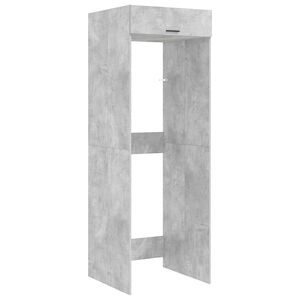 vidaXL Tv&auml;ttmaskinskabinet Betong 67,5 x 68 x 200 cm Konstruerat tr&auml;