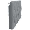 vidaXL Headboard Cushion Light Grey 100 cm Fabric