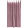vidaXL Mörkläggningsgardiner 2 pcs Mörkrosa 140 x 175 cm Sammet