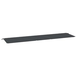 vidaXL B&auml;nkdyna f&ouml;r tr&auml;dg&aring;rden svart 200x50x3 cm oxfordtyg