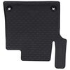 vidaXL Bilmatta 3 pcs Svart TPE