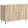 vidaXL Sideboard med l&aring;da Sonoma-ek 89 x 34,5 x 62 cm Konstruerat tr&auml;