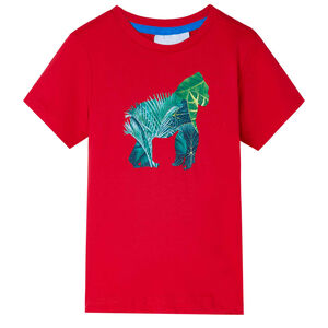 T-shirt f&ouml;r barn r&ouml;d 140