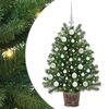 vidaXL Konstgjord julgran Gr&ouml;n 95 cm PE och PVC