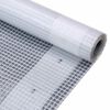 vidaXL Leno presenning 260 g/m&sup2; 4x5 m vit