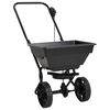 vidaXL Saltspridare manuell PVC och st&aring;l 80x46x75 cm 15 L