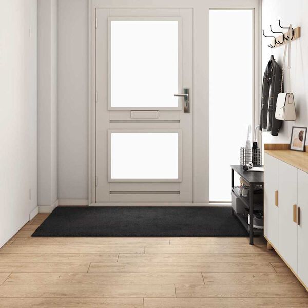 vidaXL Matta-runner Svart 100 x 200 cm 100% Polypropen Tuft