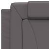 vidaXL Bed "Viana" with Mattress Grey 80x200 cm Faux Leather