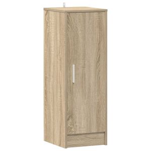 vidaXL Skosk&aring;p sonoma-ek 32x35x92 cm konstruerat tr&auml;