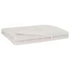 vidaXL Viktad Filt Vit 200 x 220 cm 13 kg 100% Bomull 205T