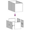 vidaXL Odlingsl&aring;da 80x40x40 cm rosttr&ouml;gt st&aring;l