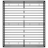vidaXL S&auml;ngram utan madrass svart metall 200x200 cm