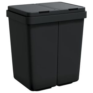 vidaXL Dubbel sophink antracit 2x25 L