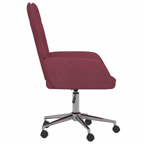 vidaXL Vilstol vinr&ouml;d tyg