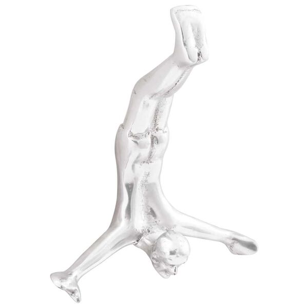 vidaXL Skulptur Silver 22 x 8 x 25 cm Aluminium