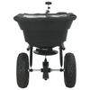 vidaXL Spridare Svart 106 x 53 x 75 cm PVC och stål