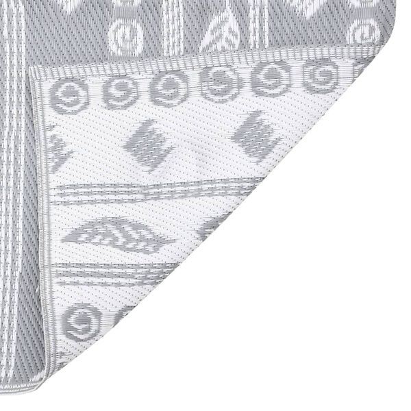 vidaXL Utomhusmatta ARAKIL grå 160x230 cm PP