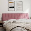 vidaXL Headboard Cushion "Hanko" Pink 200 cm Velvet