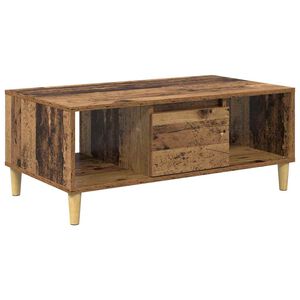 vidaXL Kaffeebord Gammalt tr&auml; 90 x 50 x 26.5 cm Konstruerat tr&auml;