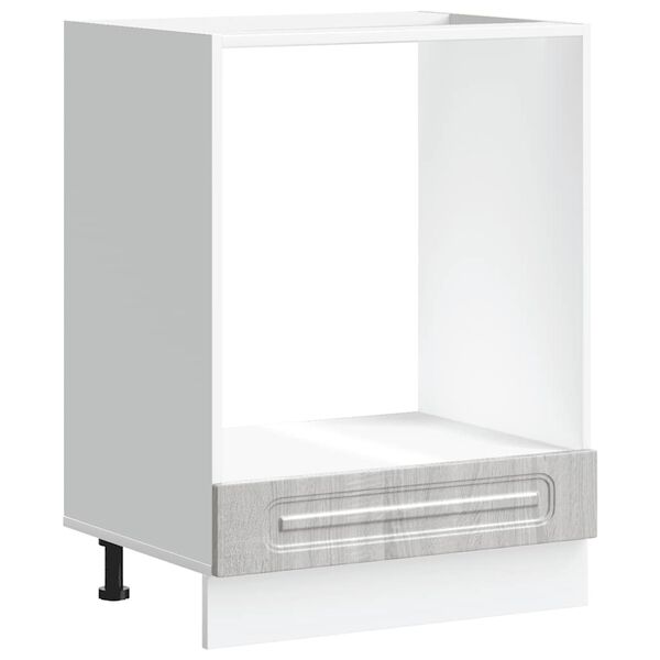 vidaXL &Ouml;versk&aring;p Kalmar gr&aring; sonoma konstruerat tr&auml;