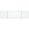 vidaXL Magnetisk whiteboard hopf&auml;llbar 200x50x1,7 cm aluminium