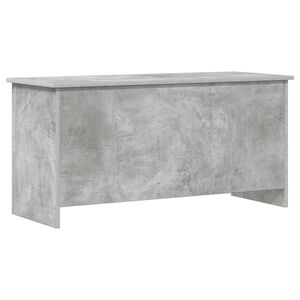 vidaXL F&ouml;rvaringskista Betonggr&aring; 100 x 40 x 50 cm Konstruerat tr&auml;