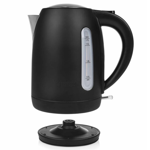 Princess Vattenkokare Black Steel 1,7L 2200W svart