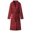 vidaXL Badrock Utan Huva Bordeaux R&ouml;d l Flanell