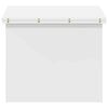 vidaXL Kaffeebord Vit 55 x 54,5 x 45 cm Konstruerat tr&auml;