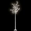 vidaXL Plastgran 200 LED 1,8 m pil kallvitt ljus inomhus/utomhus