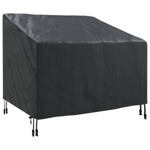 vidaXL Fodral f&ouml;r tr&auml;dg&aring;rdsstol Svart 96 x 79 x 74 cm 210D Oxford Tyg