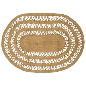 vidaXL Omr&aring;desmatta Naturlig 100 x 152 cm Jute